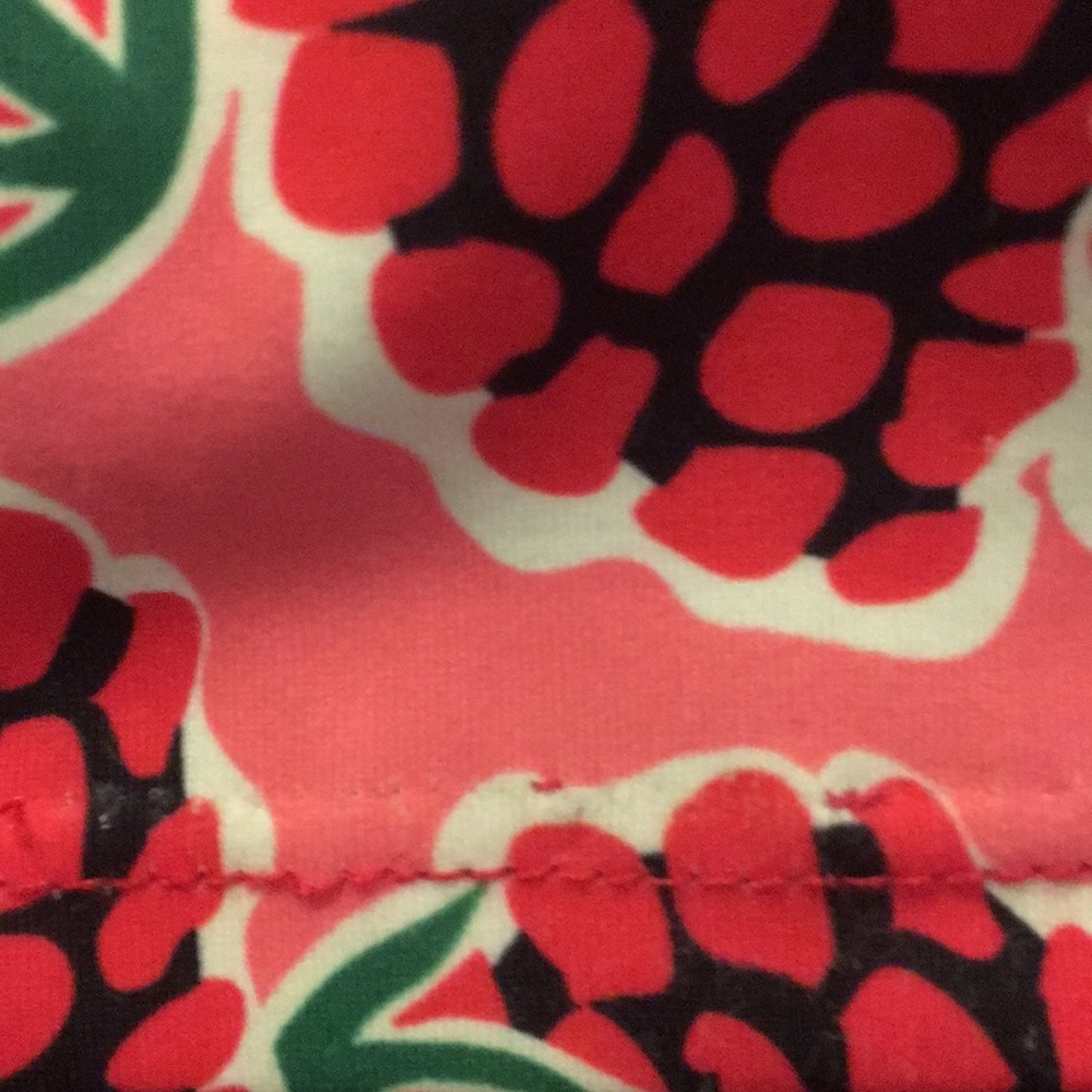 Old Raspberry Ruffle Around Euc - image 3